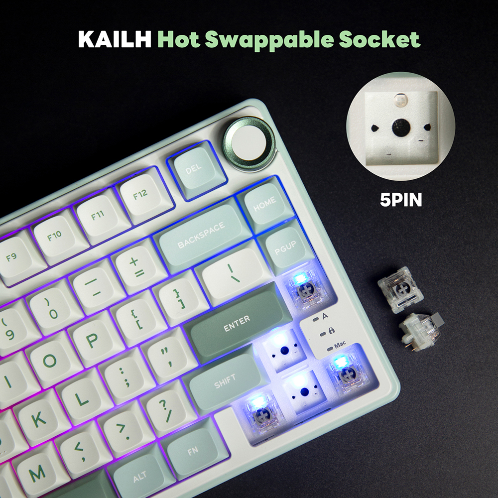 Royal Kludge RK R75 Brazilian  - đánh giá và giá Gaming Keyboard Mobile