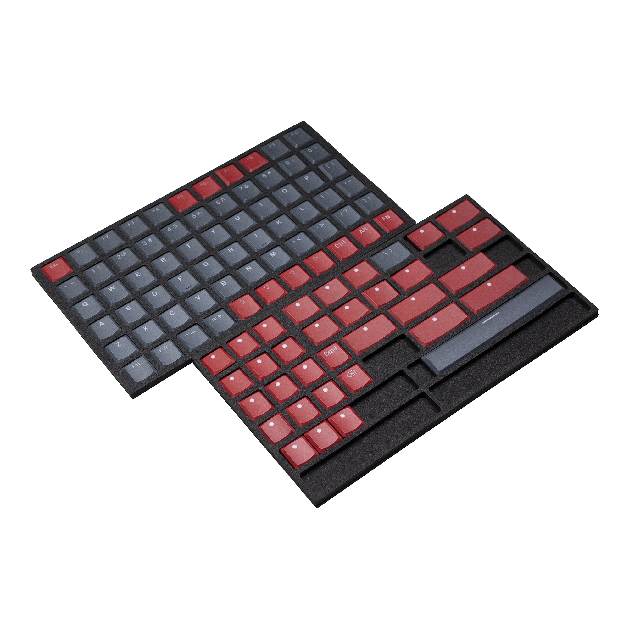 Taihao THT Grey Red Keycap Thi - đánh giá và giá Keyboard Gaming Black