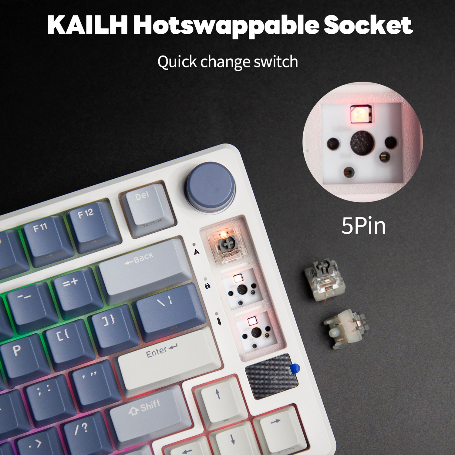 RK ROYAL KLUDGE M75 2.4G Wirel - đánh giá và giá Gaming Keyboard Mobile