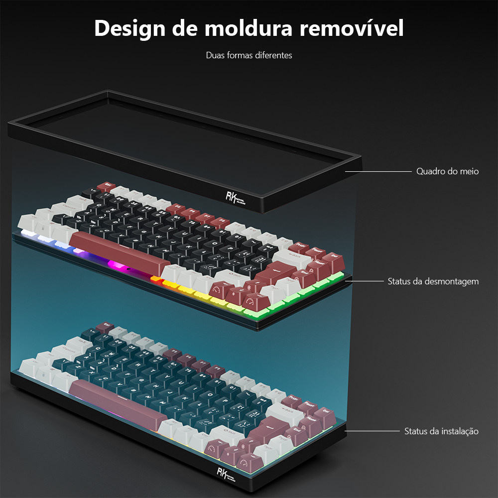 RK84 RK ROYAL KLUDGE Brazilian - đánh giá và giá Gaming Keyboard Budget