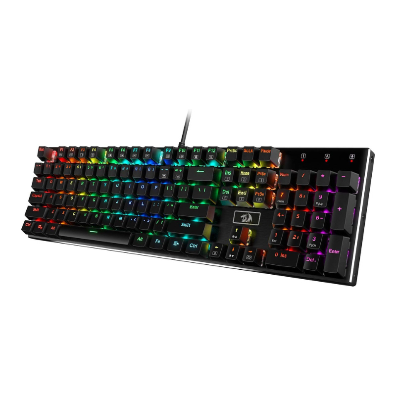 Redragon K556 RGB LED Backlit  - đánh giá và giá Gaming Keyboard No Noise