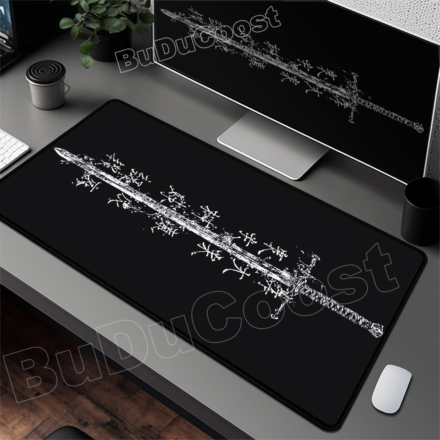 Cool Sword-wielding Girl Desig - đánh giá và giá Gaming Keyboard Brand