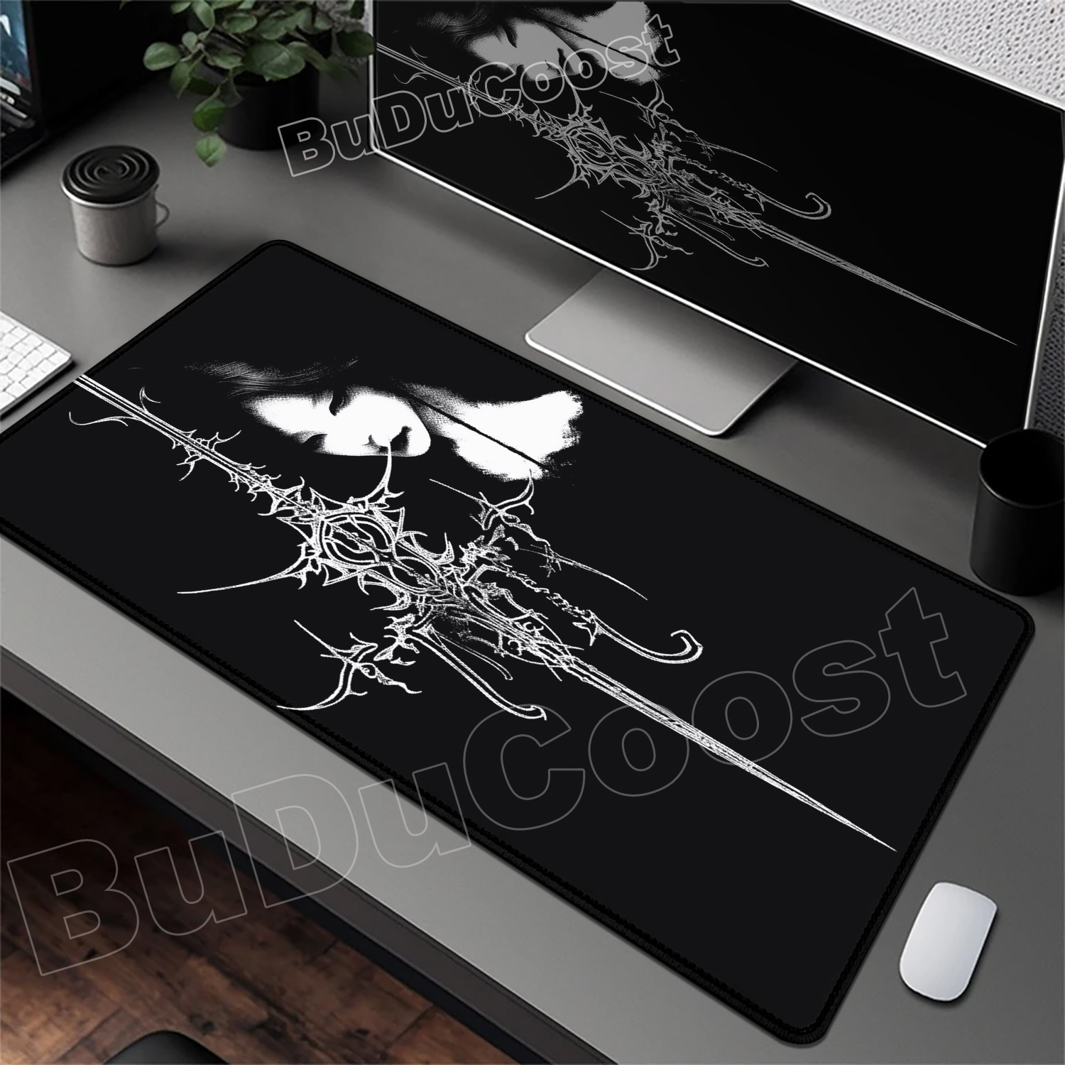 Cool Sword-wielding Girl Desig - đánh giá và giá Gaming Keyboard Brand