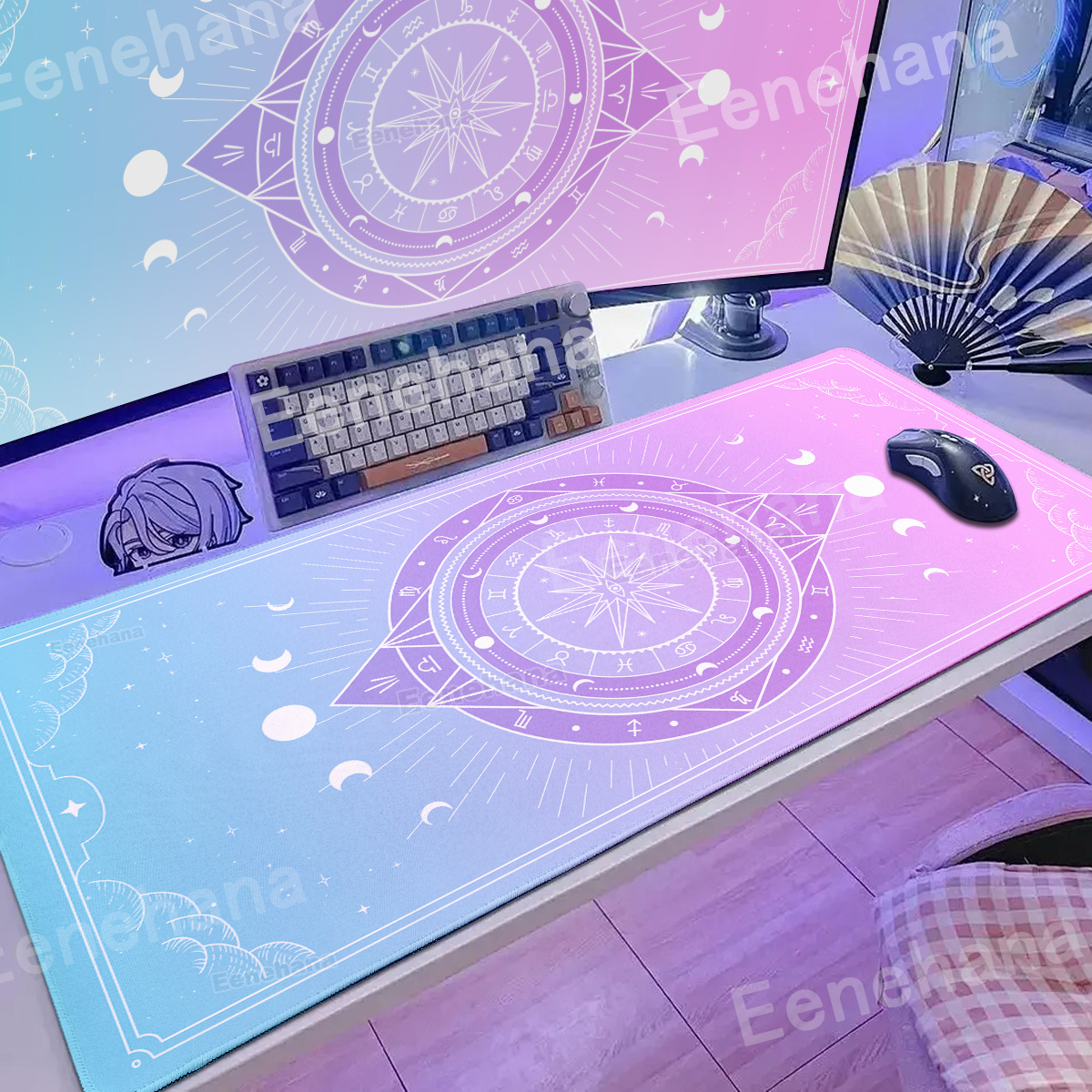 XXL Moon Card Mouse Pad Keyboa - đánh giá và giá Gaming Keyboard Brand