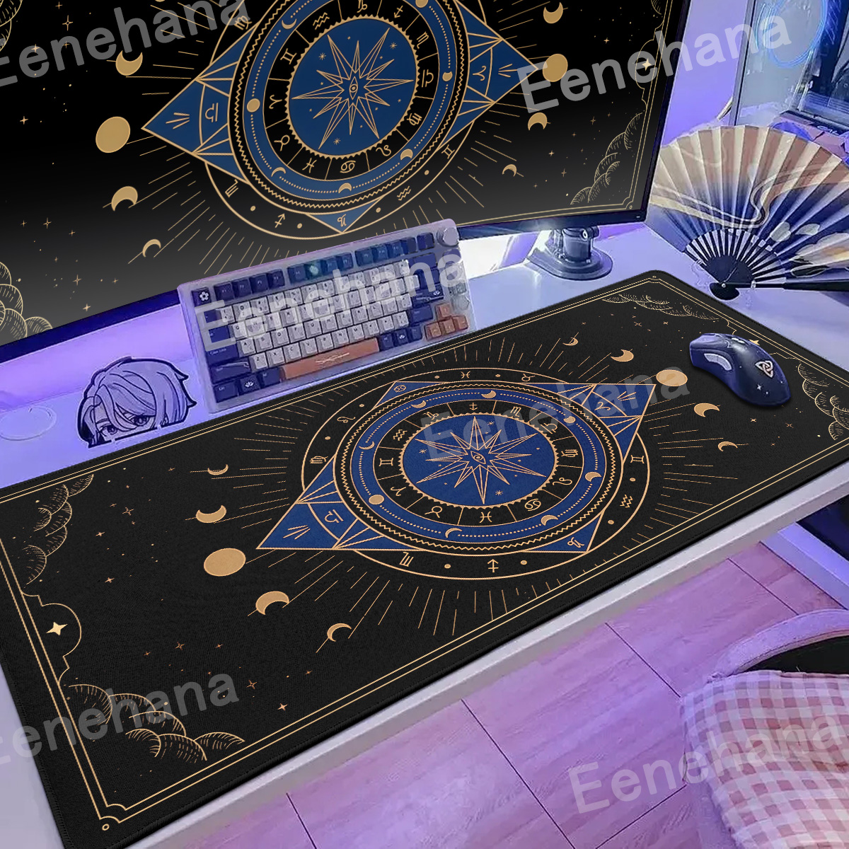 XXL Moon Card Mouse Pad Keyboa - đánh giá và giá Gaming Keyboard Brand