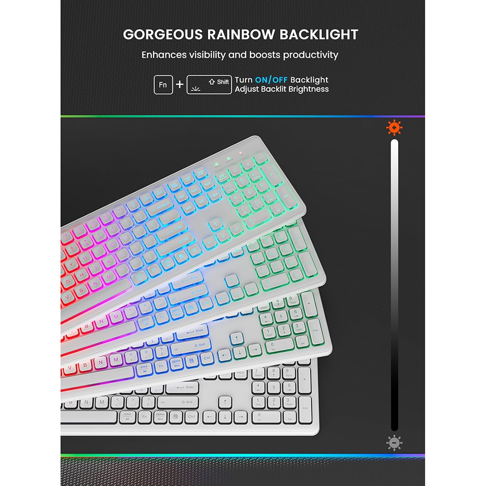 Backlit Wireless Keyboard and  - đánh giá và giá Gaming Keyboard Extension