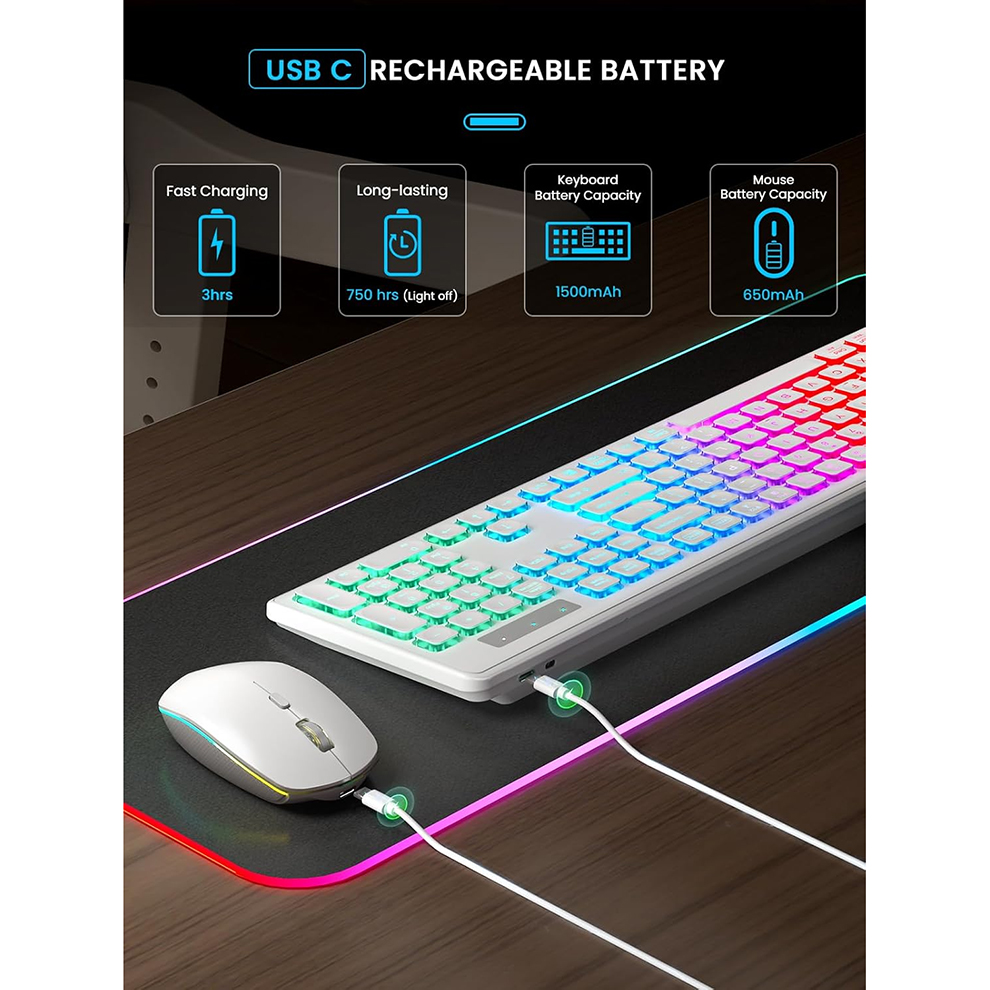 Backlit Wireless Keyboard and  - đánh giá và giá Gaming Keyboard Extension