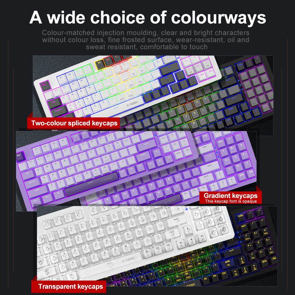 E-YOOSO Z94 USB Mechanical Gam - đánh giá và giá Gaming Keyboard Blue Switches